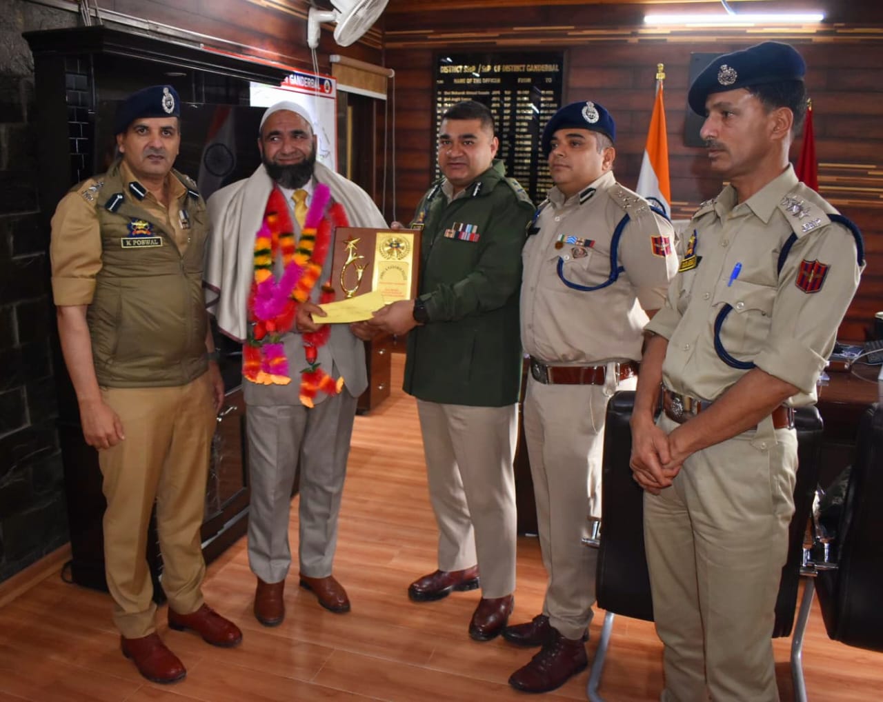 'IGP Kashmir and DIG CKR visit Kheer Bhawani Temple to review security arrangements ahead of Mata Kheer Bhawani mela'